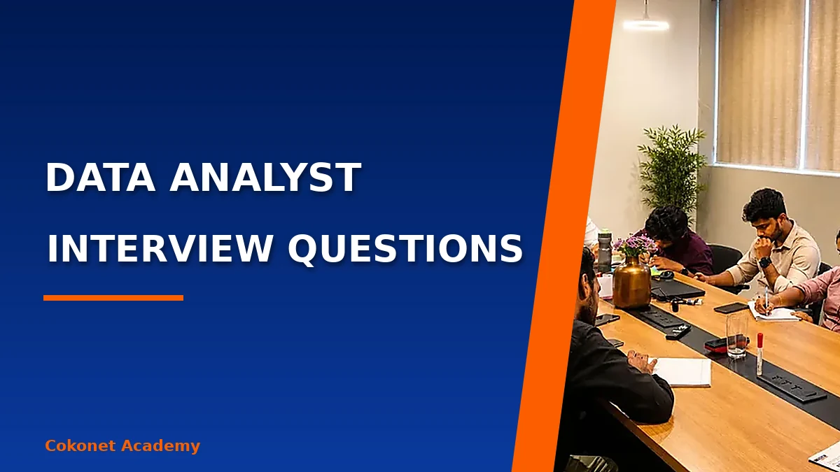 Fresher candidate explaining a SQL query and a Power BI dashboard during a data analyst interview