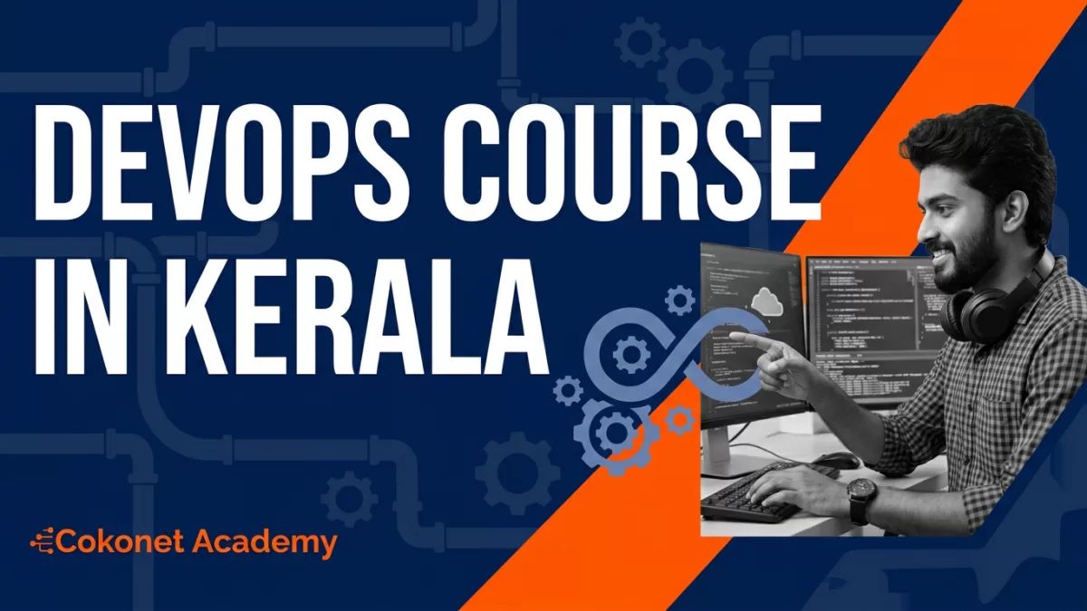 DevOps course in Kerala — engineer monitoring CI/CD pipelines and Kubernetes dashboards