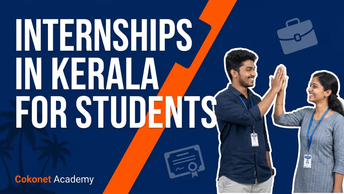 Internships in Kerala for college students — interns working on live projects with a mentor