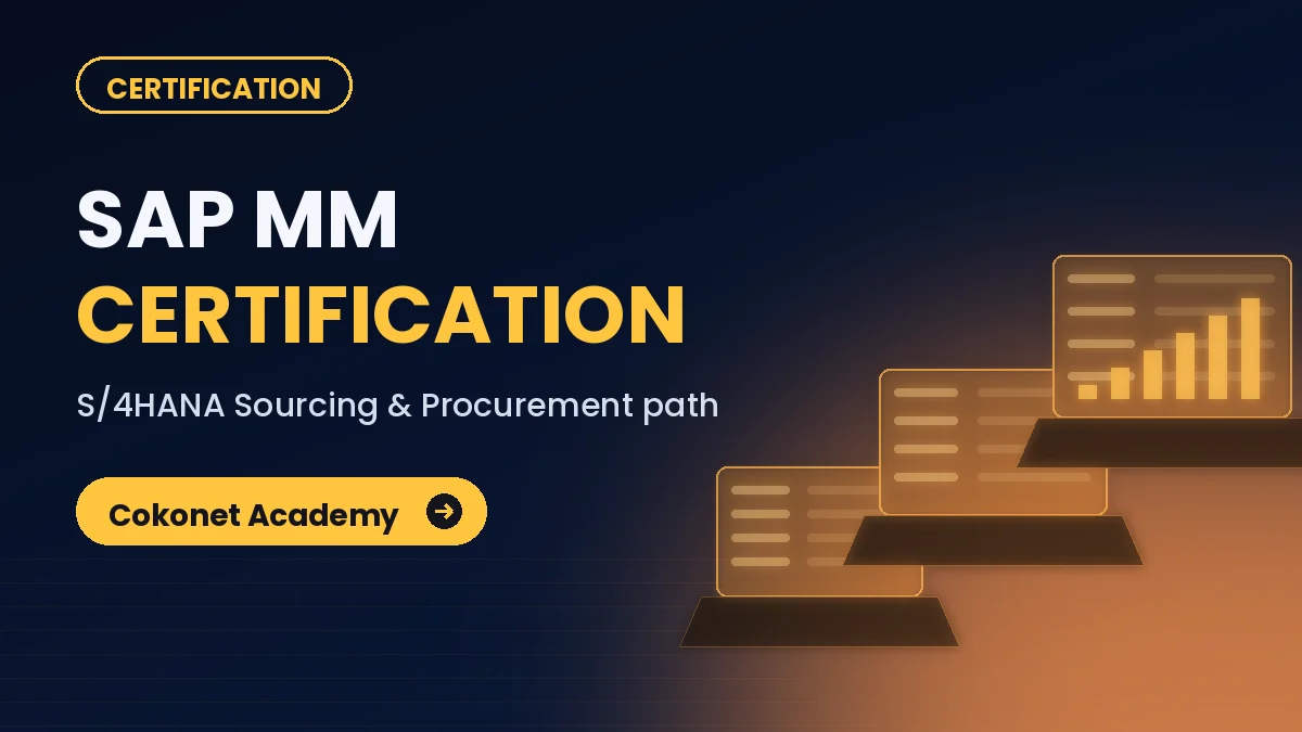SAP MM student preparing for the S/4HANA Sourcing and Procurement certification exam