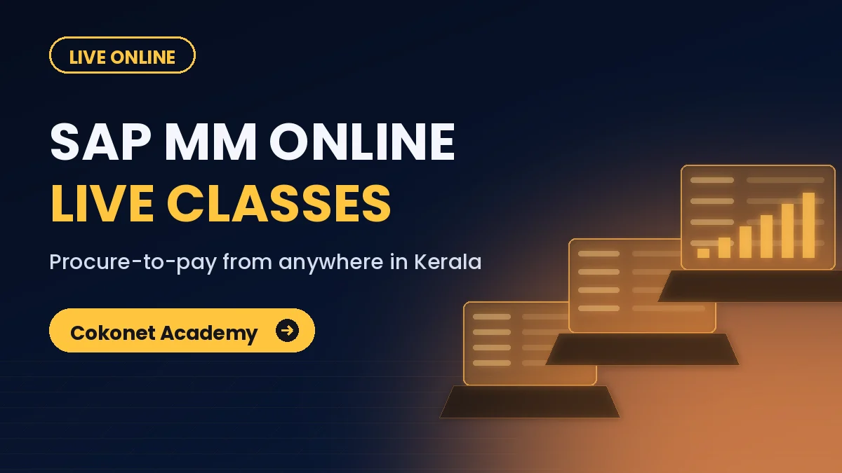 Learner practising SAP MM procure-to-pay configuration in a live online class