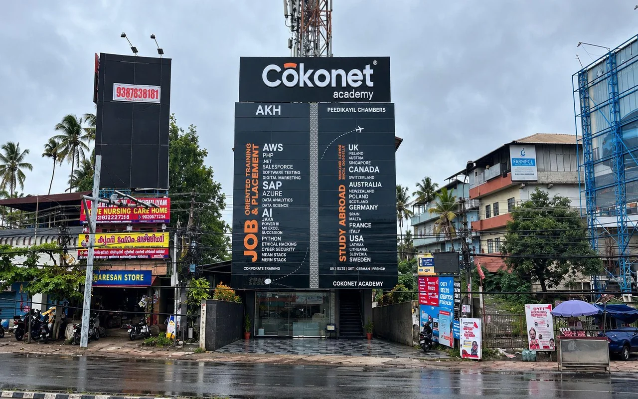 Cokonet Academy head office at Peedikayil Chambers, Ulloor, Trivandrum