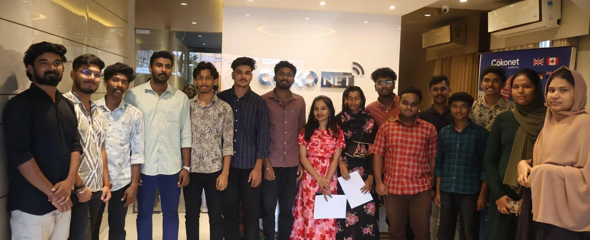 A Cokonet batch at the Trivandrum campus